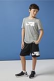 Nike Df Hbr Ss T-Shirt Smoke Grey/White M