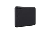 Toshiba Canvio Advance HDTCA20XK3AA Externe Festplatte, 2 TB, USB 3.0, Schw