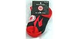 Eintracht Frankfurt Sneakersocken (schwarz/rot, 24-26)