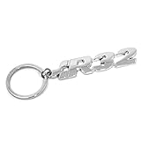 Volkswagen ZCP902854 R32 Schlüsselanhänger Original VW Keyring Schlüsselring Chrom/Silber, M