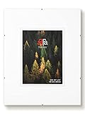 aFFa frames Rahmenloser Bilderhalter | Bilderrahmen | Acrylglas | mit Clips | für Fotos und Poster | Plakatrahmen | Cliprahmen | Posterrahmen | Plexiglas, HDF, 50x70