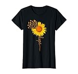 Damen Sonnenblume Multiple Sklerose Awareness Disease März Shirt T-S
