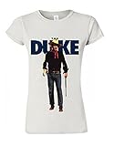 John Wayne Cowboy The Duke T-Shirt, John Wayne T-Shirt, Cowboy-T-Shirt, Retro-Geschenk Tee M428, weiß, M
