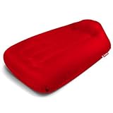 Fatboy® Lamzac L rot | Aufblasbares Sofa/Liege, Sitzsack mit Luft gefüllt | Outdoor geeignet | 190 x 105 x 45