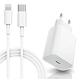 Fatorm 20W USB C Ladegerät, PD 3.0 Schnellladegerät mit Ladekabel 2M, Kompatibel mit iPhone 13/13ProMax/13Mini, iPhone 12, iPhone 11, iPhone X, iPad, Airp