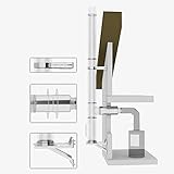 Montagebausatz für Edelstahlschornstein System mit Twist-Lock-System (ID 150mm, 60-100 mm)