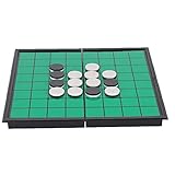 Magnetische tragbare Falten Othello Spiel Reversi Othello Strategie-Brettspiel, Grü