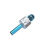 JIAOYKJ Bluetooth- kompatibel WLAN- Mikrofon Home Karaoke-Mikrofone- Lautsprecher Handheld-Musik-Spieler-Sing- Recorder KTV (Color : Biue, Size : 1)