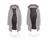 Zip Us In Umstandsjacken-Expander-Panel - Mantelverlängerung während der Schwangerschaft und zum Tragen mit einer Tragehilfe - Längere Länge (80 cm) Doppelsp