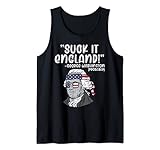 Suck It England George Washington Fun 4th of July President Tank Top