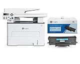 G&G Laserdrucker Multifunktionsgerät S/W 3-in-1, M4100DW (Bundle - Laserdrucker 3-in-1 + 6.000 Seiten Toner) Duplex - 33 Seiten/Min,DIN A 4, Laserdrucker, Kopierer, Scanner, ADF, LAN, WLAN, USB
