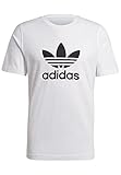 adidas Herren Trefoil T Shirt, Weiss Schwarz, M EU