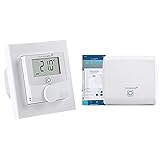 Homematic IP Wandthermostat mit Schaltausgang – für Markenschalter, 150628A0 & Access Point - Smart Home Gateway mit kostenloser App und Sprachsteuerung über Alexa, 140887A0