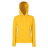 Fruit of the Loom - Classic Lady-Fit Kapuzenpullover 'Hooded Sweat' M,Sunflow