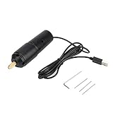 DEWIN Leise Bohrmaschine - Handbohrmaschine Elektrisch Handbohrmaschine Tragbare kleine Mini-Bohrmaschinen Handheld-Micro-USB-Bohrmaschine mit 3-teiligen Bits DC 5V