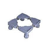 LYMHGHJ Multifunktionssockel Kühlschrankständer Höhe 10-12 cm Waschmaschinen- und Trocknerständer Länge/Breite 43-65 cm Gerätekühlschrankständer Spülmaschinenhalter Halterung Anti-Vibration (4 B