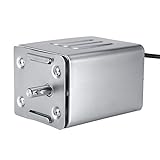 Qirg Drehspießmotor, 50-70KG Elektrisch Verstellbarer Outdoor-Edelstahlgrill BBQ Rotisserie-Kit Kommerzieller Heavy Duty Metallgrill Ersatz für Outdoor-Grills, Hotelküchen(EU)