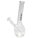 Unbekannt 'HA Bong Glas''Micro'', H 21cm, Durchmesser 28mm, S 14,5mm, 160 g'