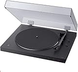 ASDNN Music Box PS-LX310BT Plattenspieler mit Riemenantrieb: Vollautomatischer drahtloser Schallplattenspieler mit Bluetooth-USB-Ausgang für Unterhaltungs-Heimdek