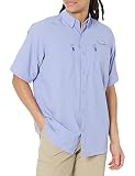 Columbia PFG Terminal Tackle Herren Kurzarm Gewebt Atmungsaktiv UV Sonnenschutz Märchen Groß