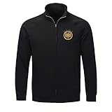 VIMAVERTRIEB Sweatshirt Jacke Deutschland Adler Gold metallic Retro Trikot schwarz - Shirt Pullover Pulli Hoodie Fanartikel Trikot Fußball EM WM Germany, Größe:S