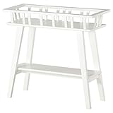 Ikea LANTLIV Blumenständer in weiß; (68cm)