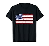 Retro Amerikanische Flagge Zugliebhaber - Vintage Modelleisenbahn T-S