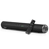 Wohome 2.0-Kanal Soundbar S88 3D Surround Lautsprecher Bluetooth 5.0 für TV/Heimkino/Computer/Laptop, 50W 50cm/20inch PC Lautsprecher mit HDMI, AUX, USB, Op