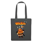 Spreadshirt Wickie Und Die Starken Männer Wickie & Halvar Stoffbeutel, Grap
