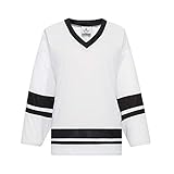 EALER H400 Series Blank Ice Hockey Practice Jersey League Jersey for Men and Boys - Senior and Junior - Adult and Y