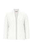 rich & royal Damen 2109-157 Strickjacke, Pearl White, XL
