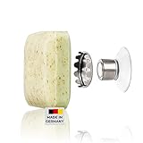 SAVONT, Seifenhalter mit Magnet Classic Edition ohne bohren mit Saugnapf für Waschbecken Dusche und Badewanne, Silb