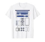 Star Wars R2D2 Uniform Costume C2 T-S