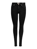 ONLY Damen Onlpower Life Mid Ph Up Sk Bb 3659 Noos Jeans, Schwarz, M 30L EU