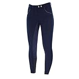 horze Crescendo Raquel Damen Glitzer Vollbesatzreithose, dunkelb