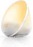 Philips HF3510/01 Wake-Up Light mit Sonnenaufgangsfunktion in 3 Farbstufen inkl. digitalem FM R