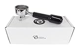 Ersatz-Siebträger kompatibel mit GAGGIA 53 mm-Espressomaschinen - 2 Ausläufe - 14 g Sieb - 2 T