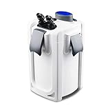 AquaOne Aquarium Außenfilter HW-704B 2000 L/h I Hochwertiger Filter inkl. 9 Watt UVC Lampe für Aquarien bis 1000 Liter I Pumpe mit Filtermedien für Süßwasser und Meerwasser Beck