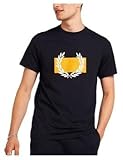 Fred Perry - Kurzarm-T-Shirt in Marineblau Q4 8562 608 - Herren-T-Shirt, blau, XL