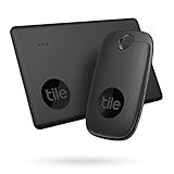 Tile Performance Pack (2022) Schlüsselfinder - 2er Pack (1x Pro, 1x Slim) inkl. Community Suchfunktion, iOS und Android App, kompatibel mit Alexa und Google Home, 2X schw