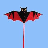 JSJJAUJ Drachen 61inch Bat Kite/Bird Drachen Outdoor Drachen Fliegende Spielzeug Simulation Cool Bat Drachen Für Kinder Kinder Für Kinder Geschenk