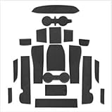 RUIYA Türschutzmatten, passend für 2021 2022 Trailblazer 19 Stück/Set, rutschfeste Mittelkonsole, Autozubehör, Innenausstattung, Auto-Dekoration (schwarz)