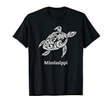Mississippi Tribal Save The Sea Turtle, Weiß T-S
