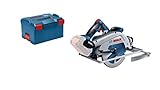 Bosch Professional BITURBO Akku Handkreissäge GKS 18V-68 GC (Leerlaufdrehzahl 2500-5000 min-1, kompatibel mit Führungsschienen, ohne Akkus und Ladegerät, in L-BOXX 238)