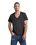 G-STAR RAW Herren T-Shirt Base Htr V T S/S 2-Pack, Schwarz (Solid Black 2019), Larg