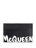 Alexander McQueen Luxury Fashion Herren 6021441NT1B1070 Schwarz Leder Kreditkartenetui | Herbst Winter 20