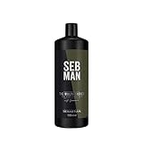 Seb Man The Multitasker 3-in-1 Hair, Beard & Body Wash, 1000 M