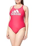 adidas Damen SH3.RO Big Logo Badeanzug, Power Pink/White, 36