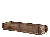 Chic Antique Ziegelform 56cm Unika alte Backsteinform Holz Box Kiste Halter 2tlg. Doppelte F