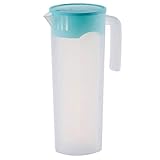UPKOCH Plastikkrug Heißes Kaltes Wasser Krug Limonadensaft Getränkeglas Eistee Kessel mit Deckel für Heißes Kaltes Getränk B